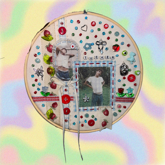 Tucker Embroidery Hoop Art - 7”