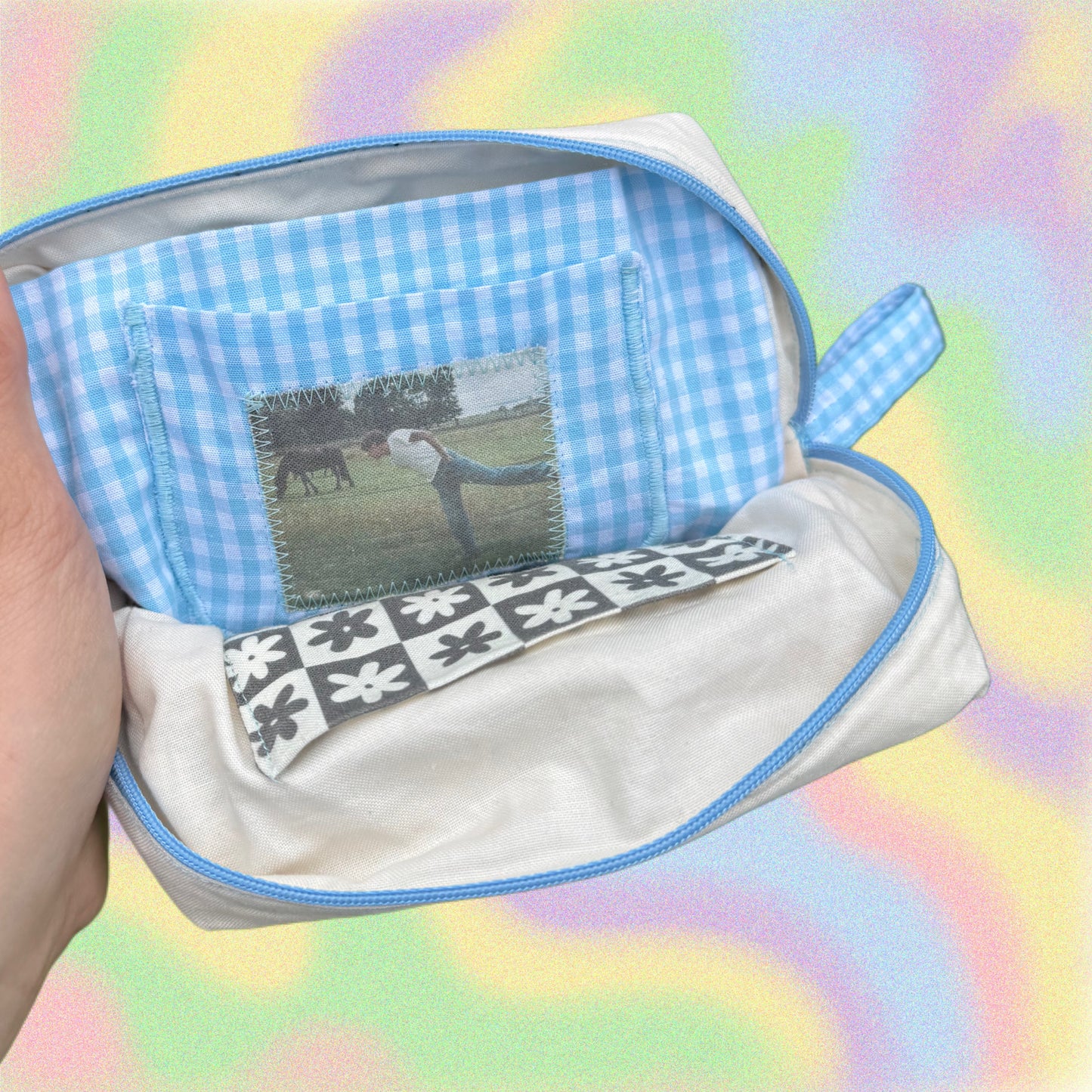 Blue Tucker Pouch