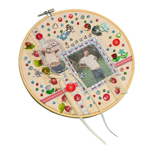 Tucker Embroidery Hoop Art - 7”